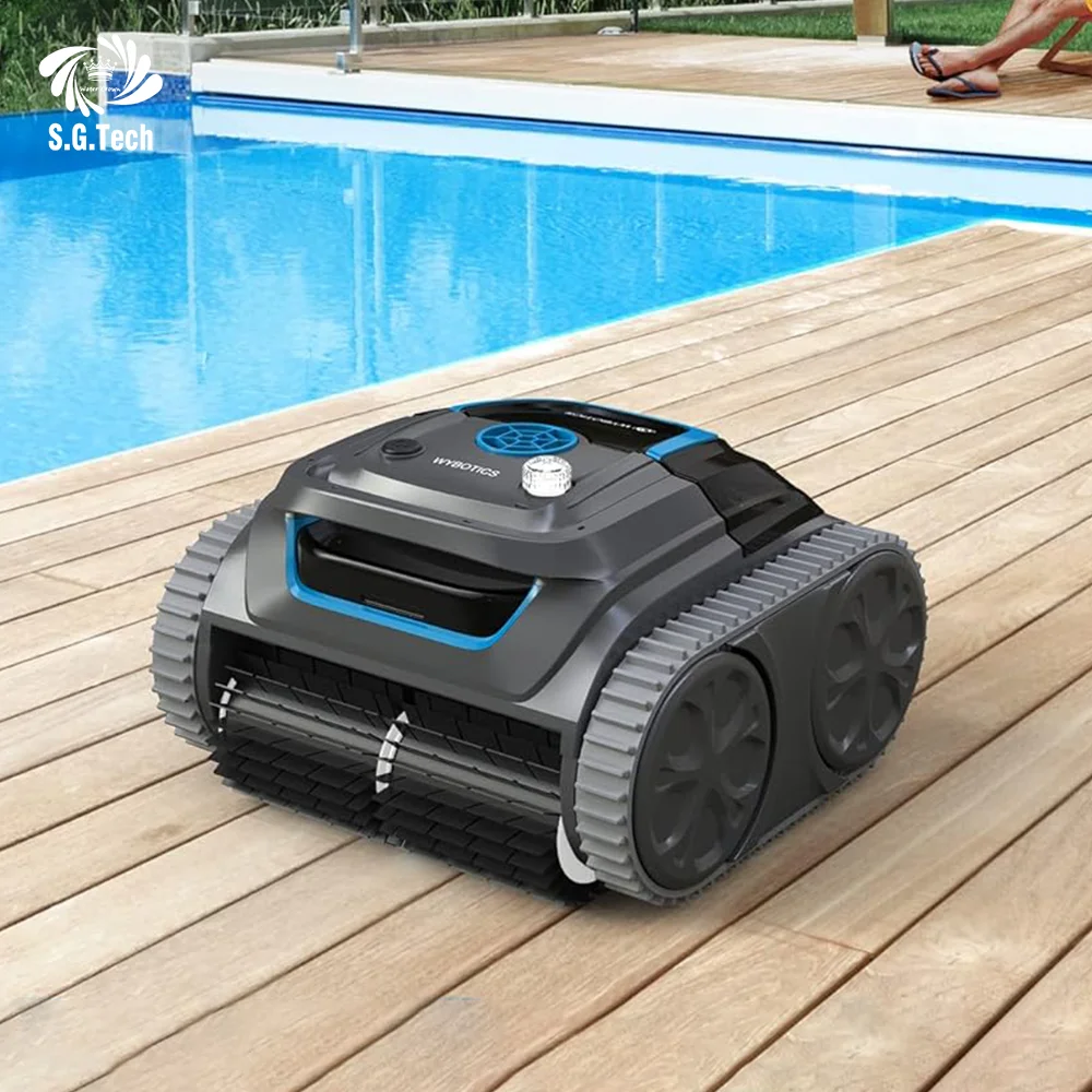Automatic Robotic Vacuum Cleaner Swimming Pool Cleaning Cordless Wireless Cleaning Robot