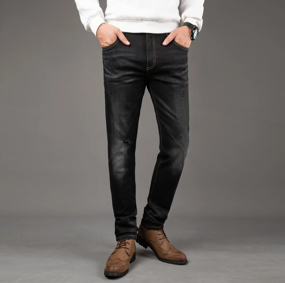 mens skinny casual pants