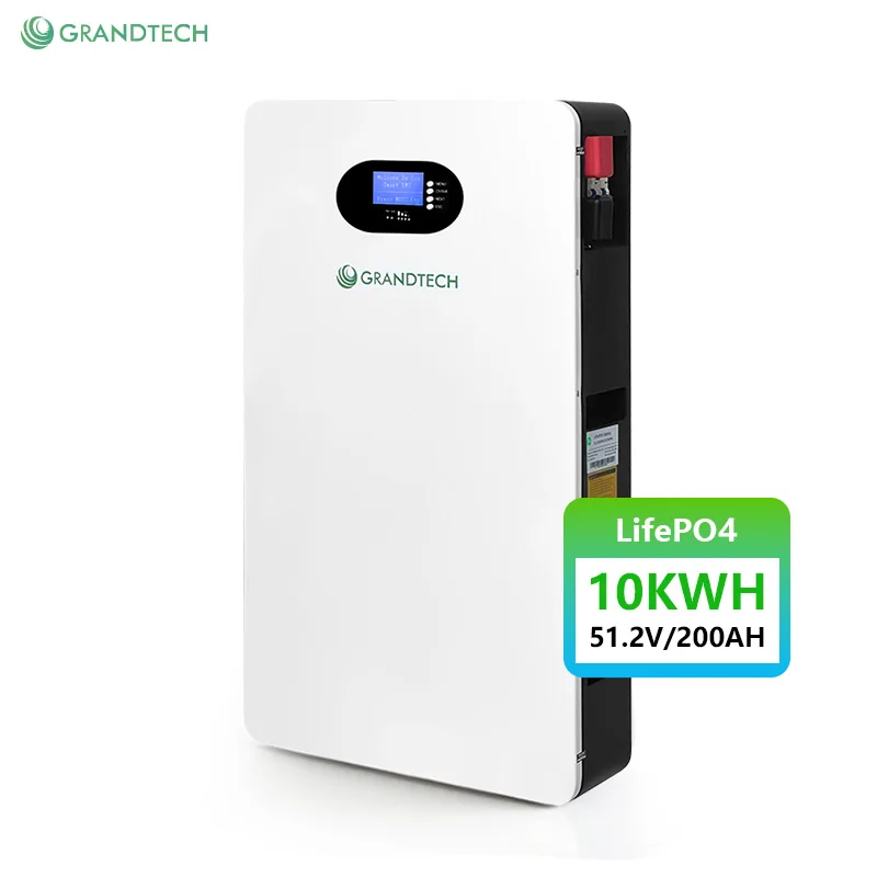 10000 Cycles 10 Bliain Warranty Déantóir Díreach 51.2V 200Ah 100Ah 5kWh 10kWh 48V Bater LiFePO4 PowerWall Bater Ghrian