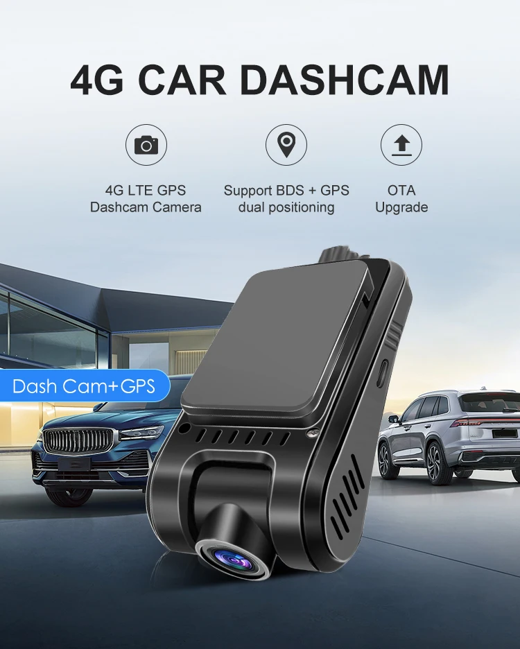 Vehicle Truck Fleet Dash Cam With Gps Tracking System 4g Lte Car 1080p ...