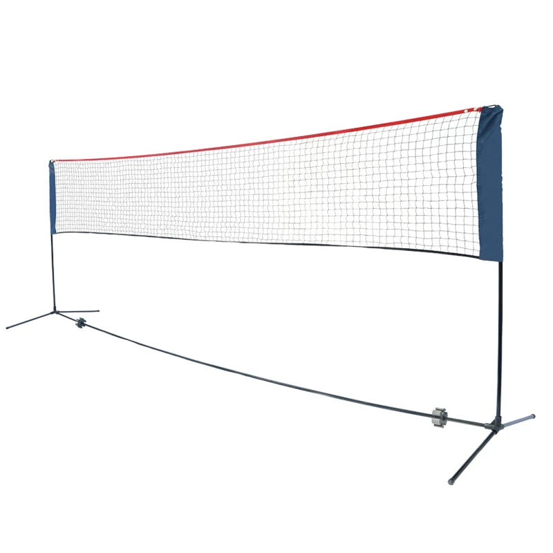OEM Заводская Регулируемая сетка для бадминтона, теннисная портативная сетка для бадминтона, набор подставок