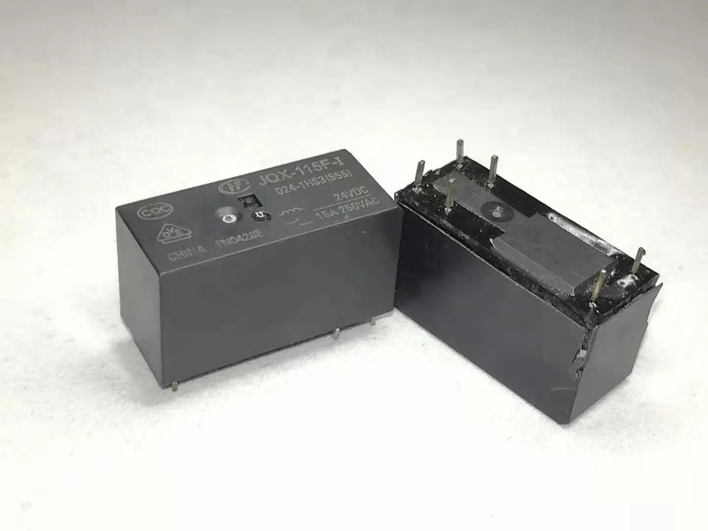 Amazon.com: 2PCS Relay HF115F-I JQX-115F-I-005 012 024-1HS3