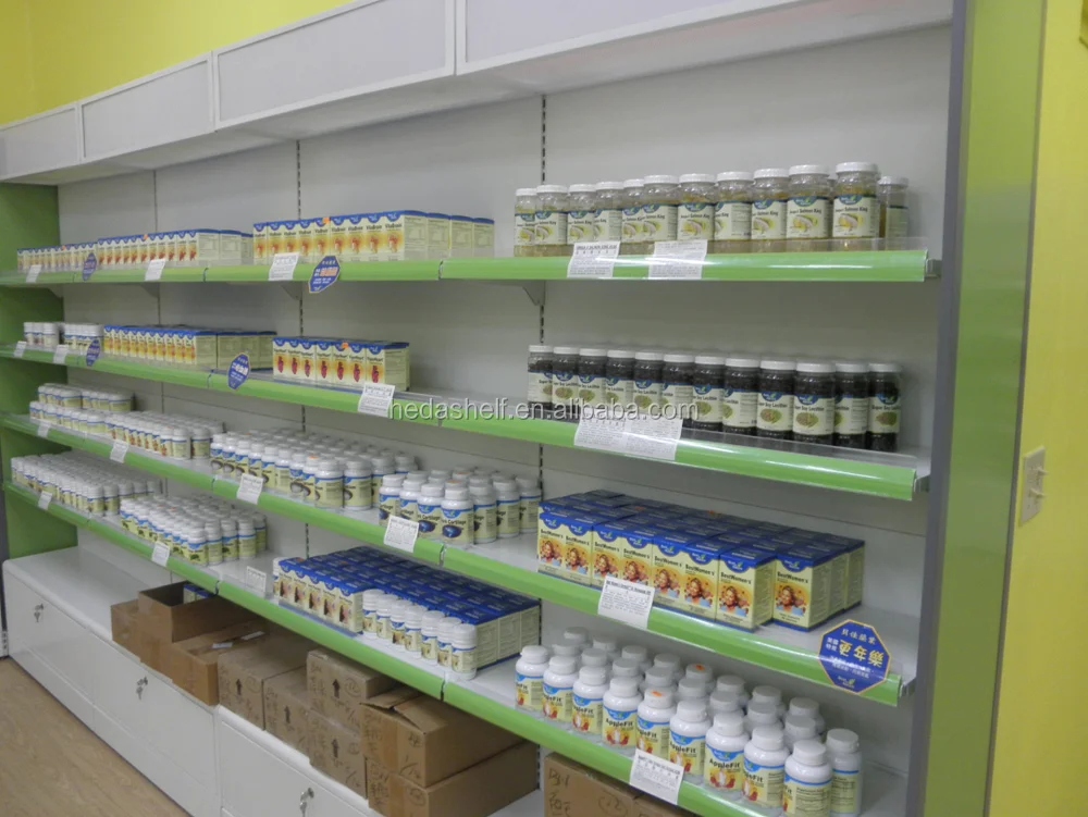 Pharmacy Shelves Medicine Rack Customized Design Medicine Rack - China  Pharmacy Shelves, Medicine Rack