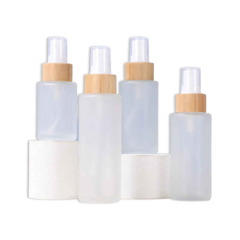 20ml 30ml 40ml 50ml 60ml 80ml 100ml 120ml Wooden Bamboo Perfume Bottle Spray for Skincare Serum Fragrance Oil Cosmetic Packing
