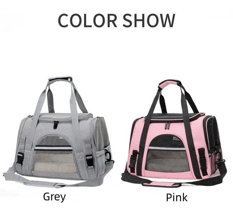 Customize Portable Airline Approved Pet Carrier Dog Cat Travel Bag