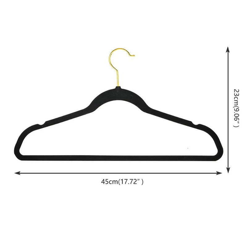 Plastic Suit Hangers OEM Extra Wide Shoulder Black Clothes Hangers-Lindon  Co., Ltd