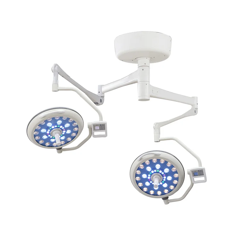 Double Dome Surgery LED at Ceiling Surgical Operating Light  Used for Hospital Medical Operation Room