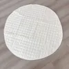 Tampon rond blanc en coton assorti (tampon uniquement, sans tente)