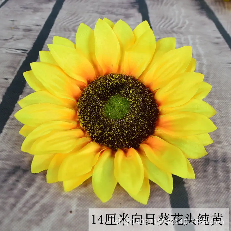 A-1017 Gnstige Grohandel Big Plastic Sun Flower Fake Single Mini Gelbe  Farbe Seide Knstliche Sonnenblumen kpfe Arrangement Dekor| Alibaba.com