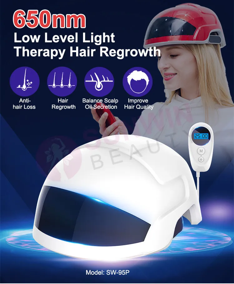 Newest Hair Growth Infrared Light Hat Led Light Therapy Cap Laser Hair