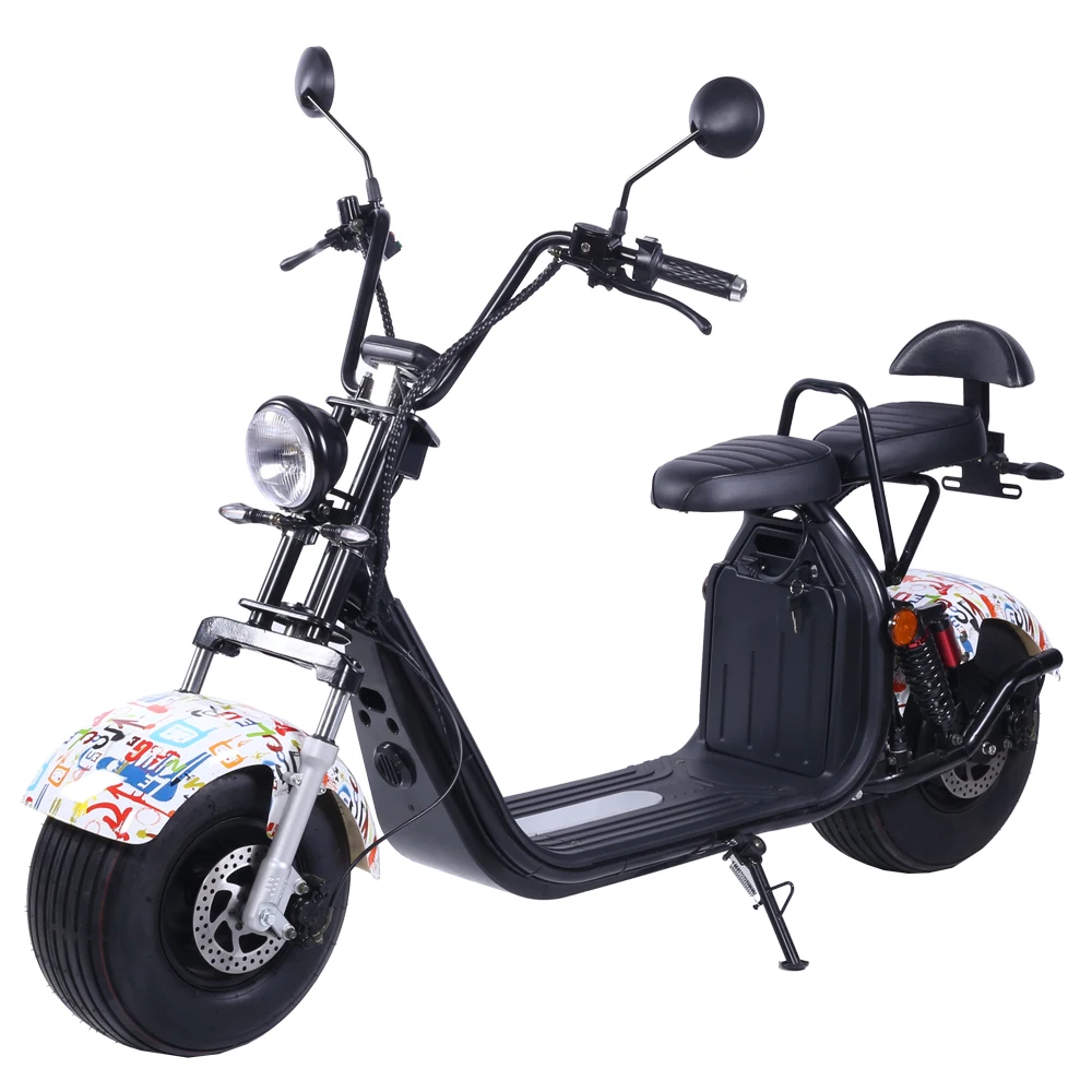 2021 Cheap Two Wheeler Electric Scooter Italy 2000w Used for Adult