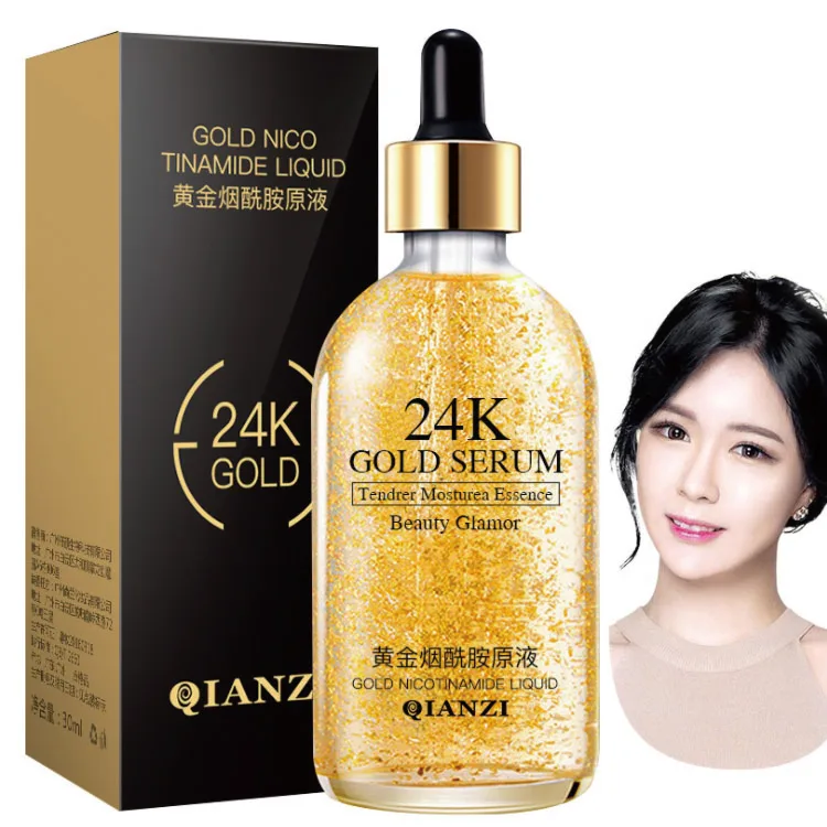 Liquid 24K Gold Serum - Brightening & Whitening Face Moisturizer