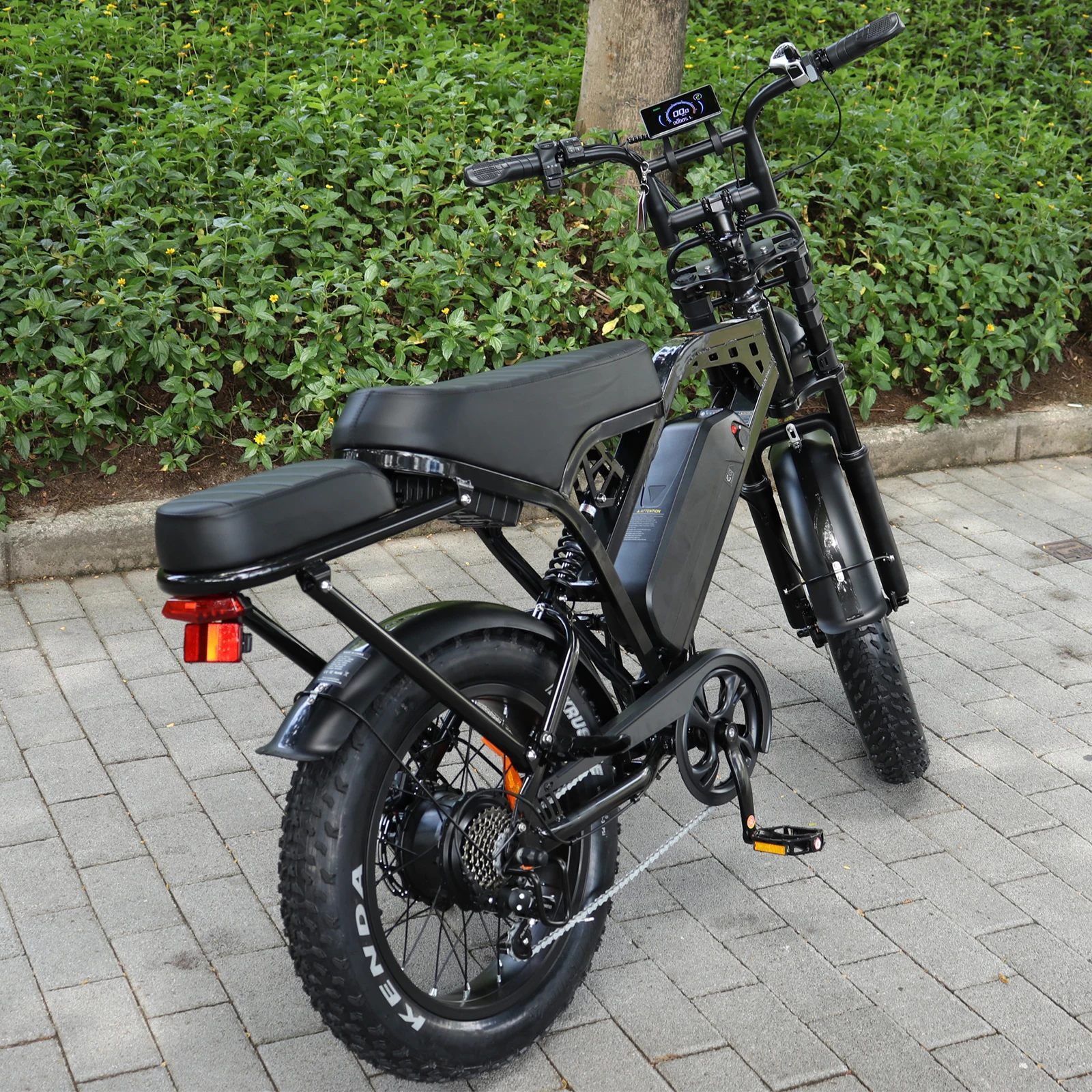 電動アシストE-BIKE ブラック X80 Pro BIKE 電動自転車 電動アシスト自転車 ファットバイク 7速 E