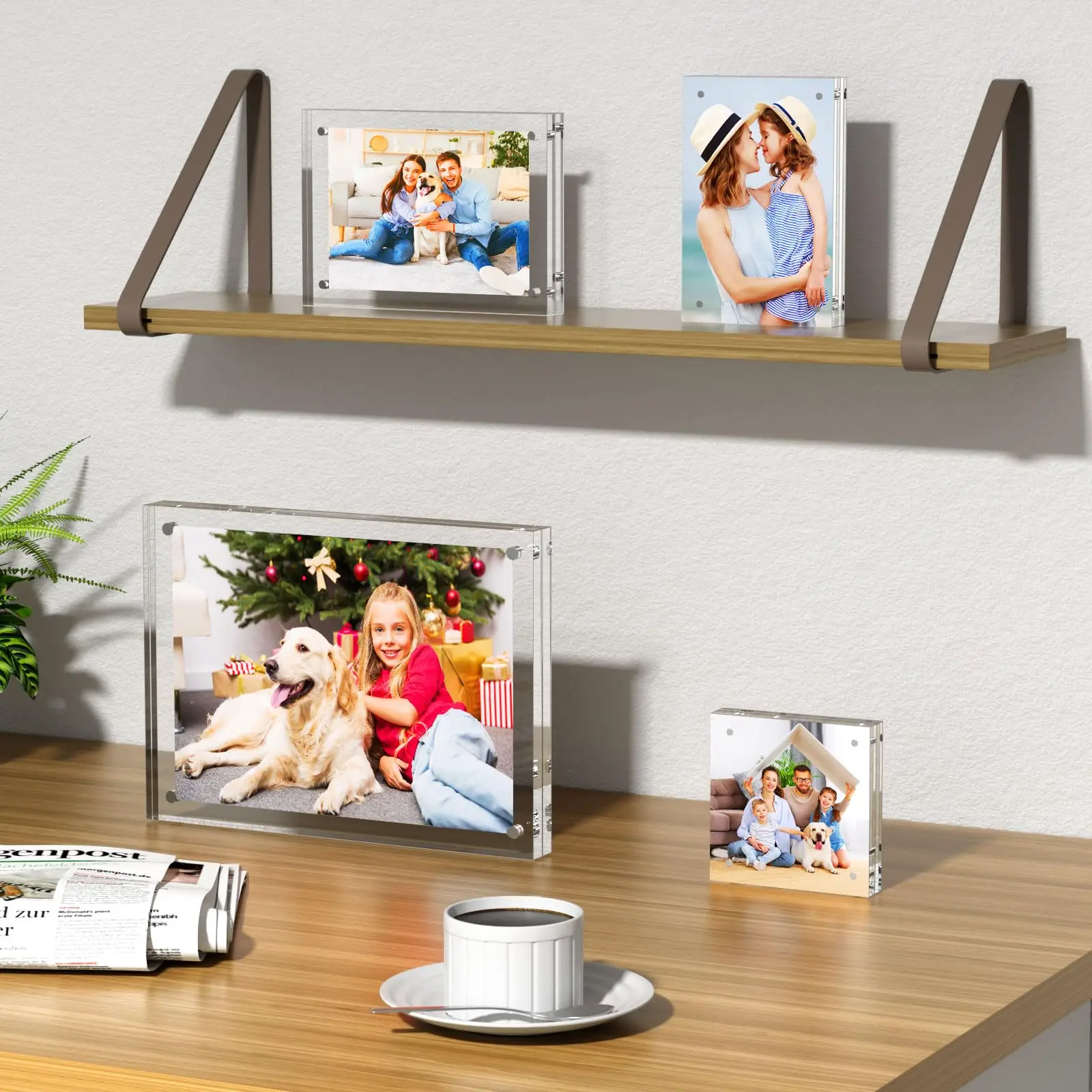 Acrylic Magnetic Photo Block Acrylic Magnetic Photo Block