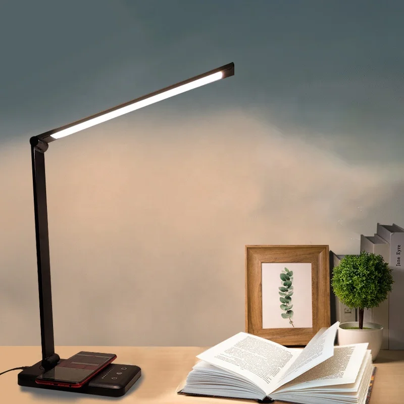 New Arrival USB LED Rechargeable Table Lamp Modern Design Style AC Powered Read Study Smart Lamp for Kids Room