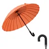 Curved handle-orange red