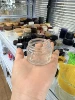 Barattolo di vetro trasparente (solo barattolo di vetro senza coperchio)
