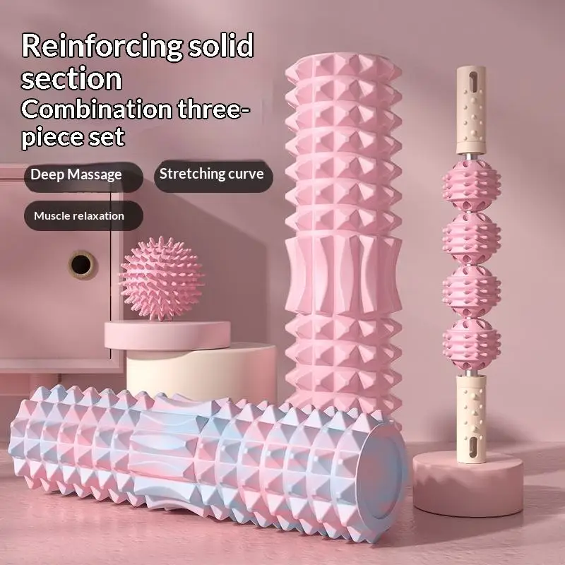 Rolling Massage Gadget Moon-Shaped Yoga Stick Home Solid Foam Roller Equipment product detail 3