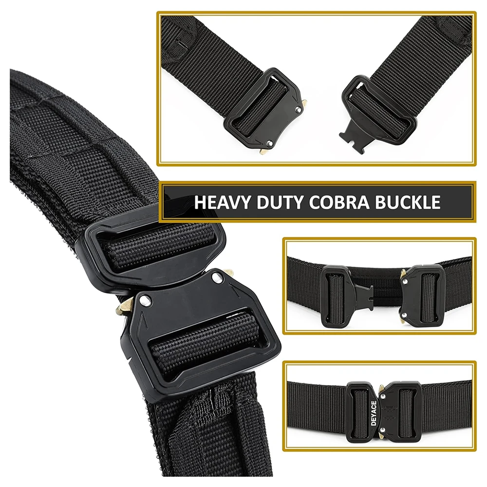 Adjustable Training Durable Quick Release Multifunctional Belt Tactical Durable Heavy Duty Belt
