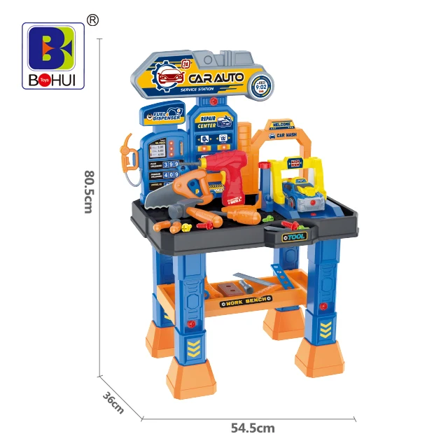 Пластиковый строительный мастерский комплект для ролевых игр детский инструмент «сделай сам» верстак игрушка