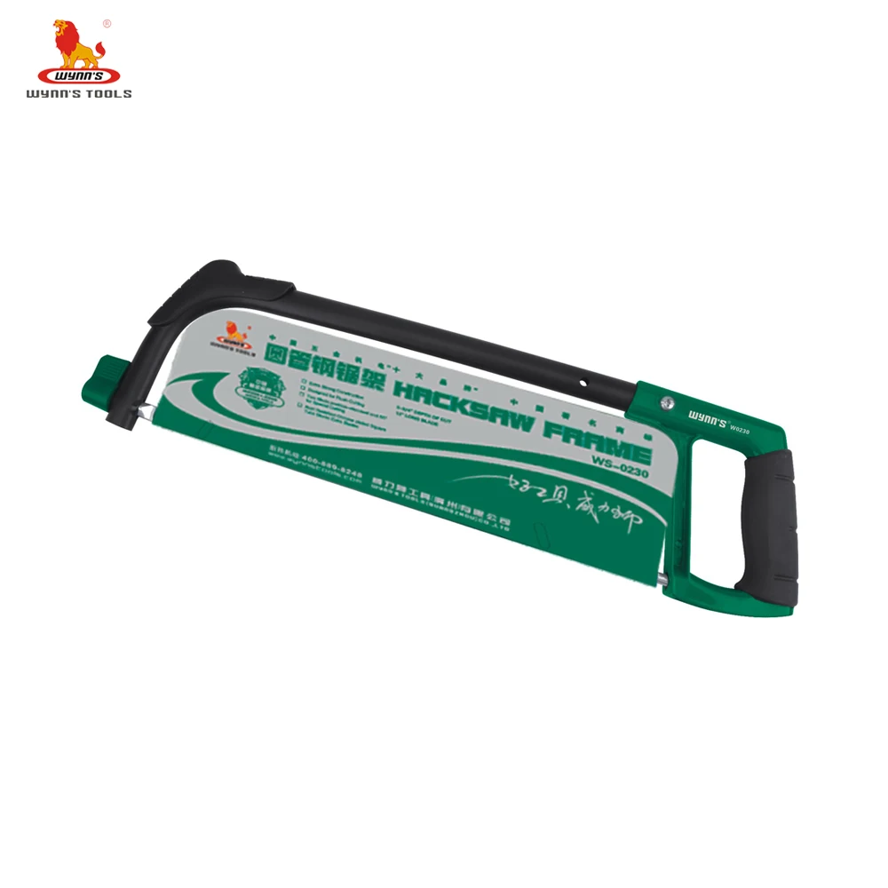 Chrome Plated Retractable Adjustable Hacksaw Frame with Steel Handle