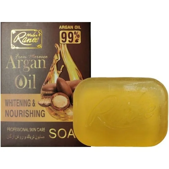 Madam Ranee Private Label Morocco Soap Whitening Skin Organic African Argan Oil 99% Whitening & Nourishing Soap