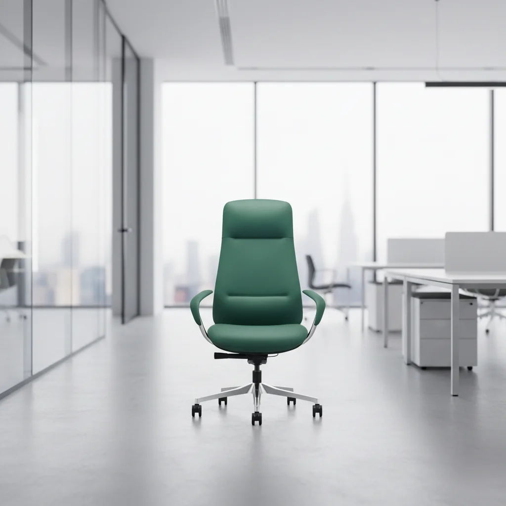 Premium Modern Ergonomic Leather Water Transfer Executive Chair 4