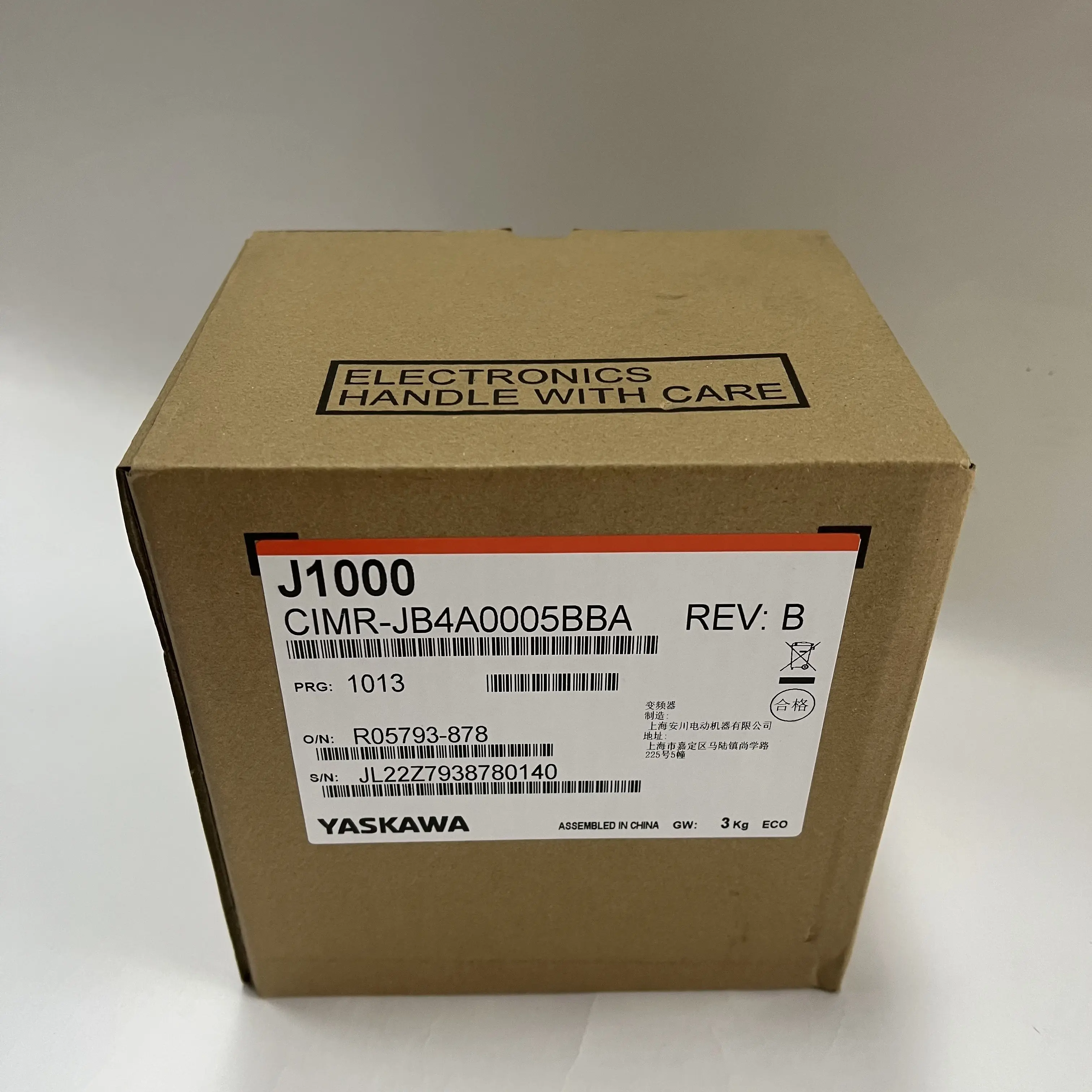 Yaskawa AC Drive CIMR-JB4A0005BBA
