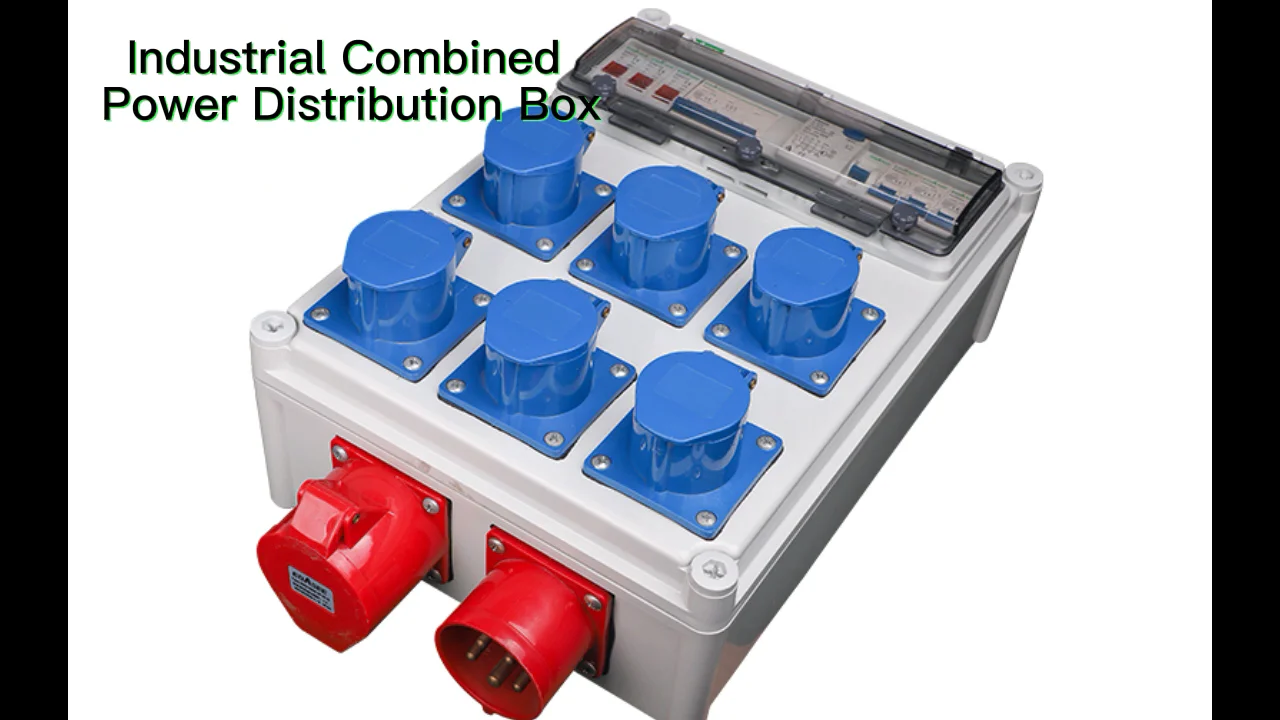 Industrial Electrical Power Combination Socket Box Socket Distribution ...