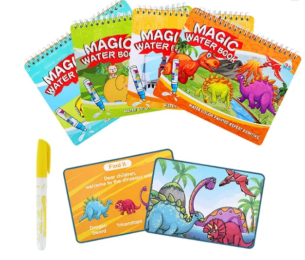 Распродажа детская Волшебная книга на заказ стираемая с волшебными каракулями раскраска водой