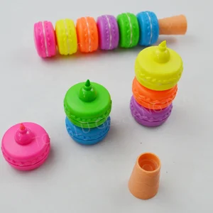 Creative Mini Biscuit Pen Highlighter Marker Pen for Kids