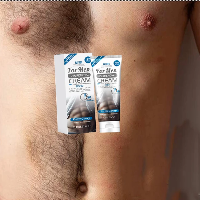 Натуральный Гладкий безболезненный Органический крем для удаления волос с натуральным воском для мужчин и женщин