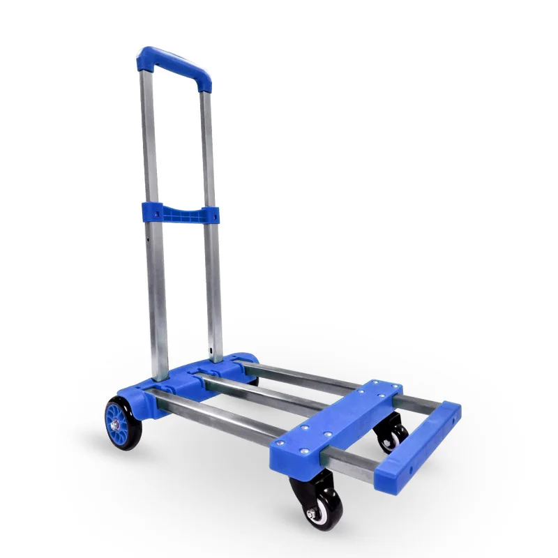伸缩式手推车推车不锈钢手动卡车重量轻可折叠折叠车 带轮子用于货物和购物 Buy 不锈钢折叠手推车重量轻可折叠推车折叠手推车轮子 折叠式手推车 货物和购物车 伸缩推车购物
