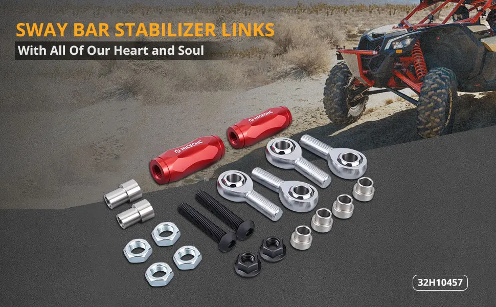 Nicecnc Rear Sway Bar Stabilizer Link Kit For Canam Maverick X3 R Rr Max R Rr 20172020 2021