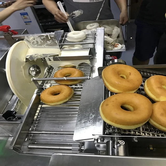 
Высококачественная Автоматическая глазурная машина с пончиком и сахарным сиропом, глазурная машина 