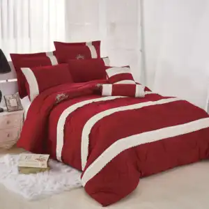 Hot Sale Nantong Textiles  Factory Made Bedding Wholesale Luxury Bed Comforter Set