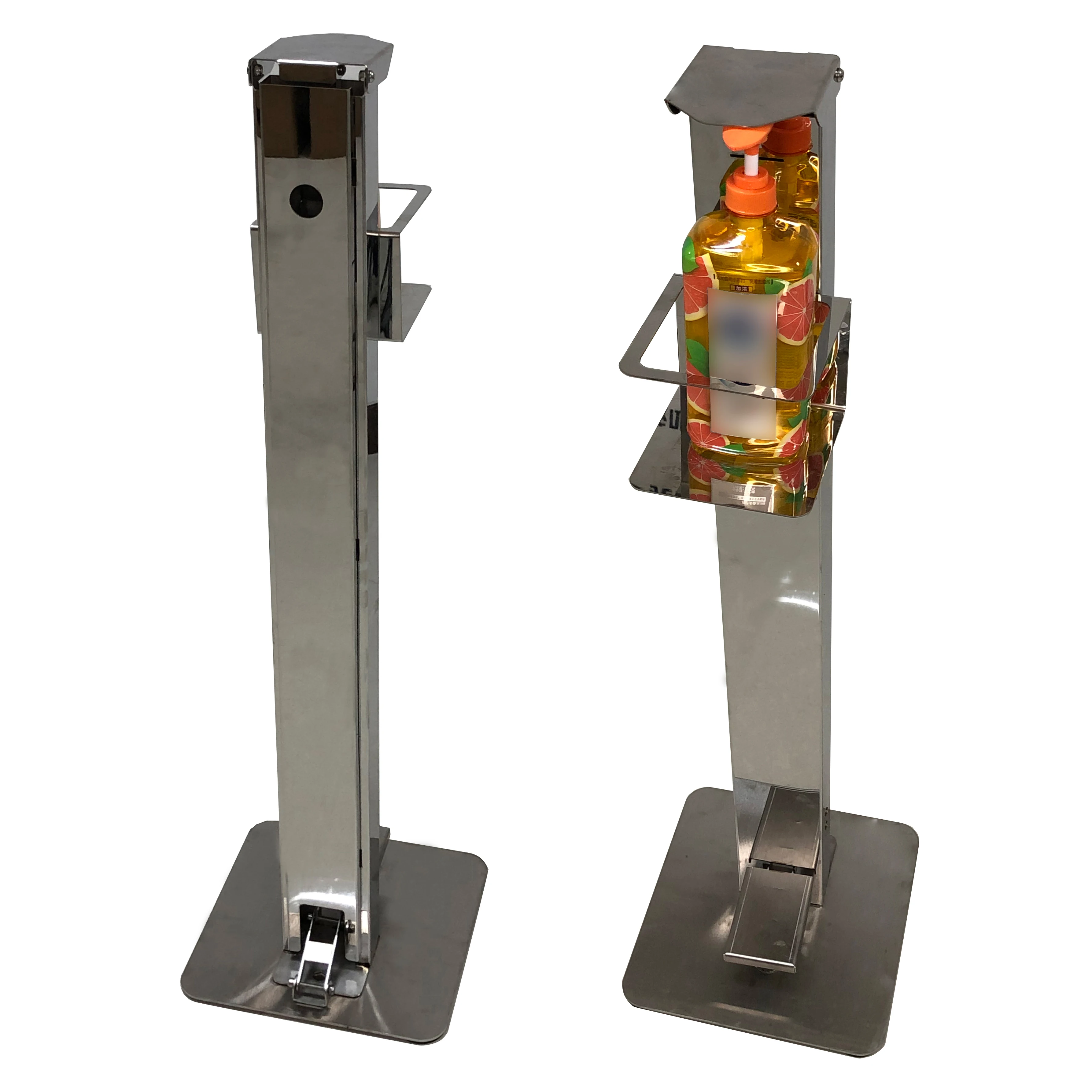 Portable Automatic Free Standing Foot Operated Pedal Sanitizer Dispenser for Gallon Bottle
