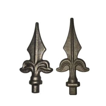 Main Gate Design Cast Iron Spear Wrought Iron Finials For Fence Gate ...