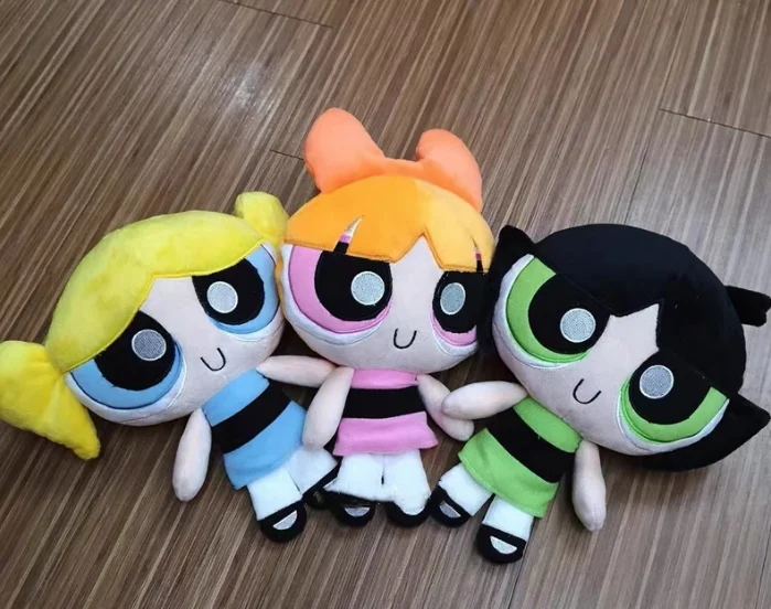 25cm Cartoon Anime Powerpuff Girls Plush Toys Cute Cartoon Character ...