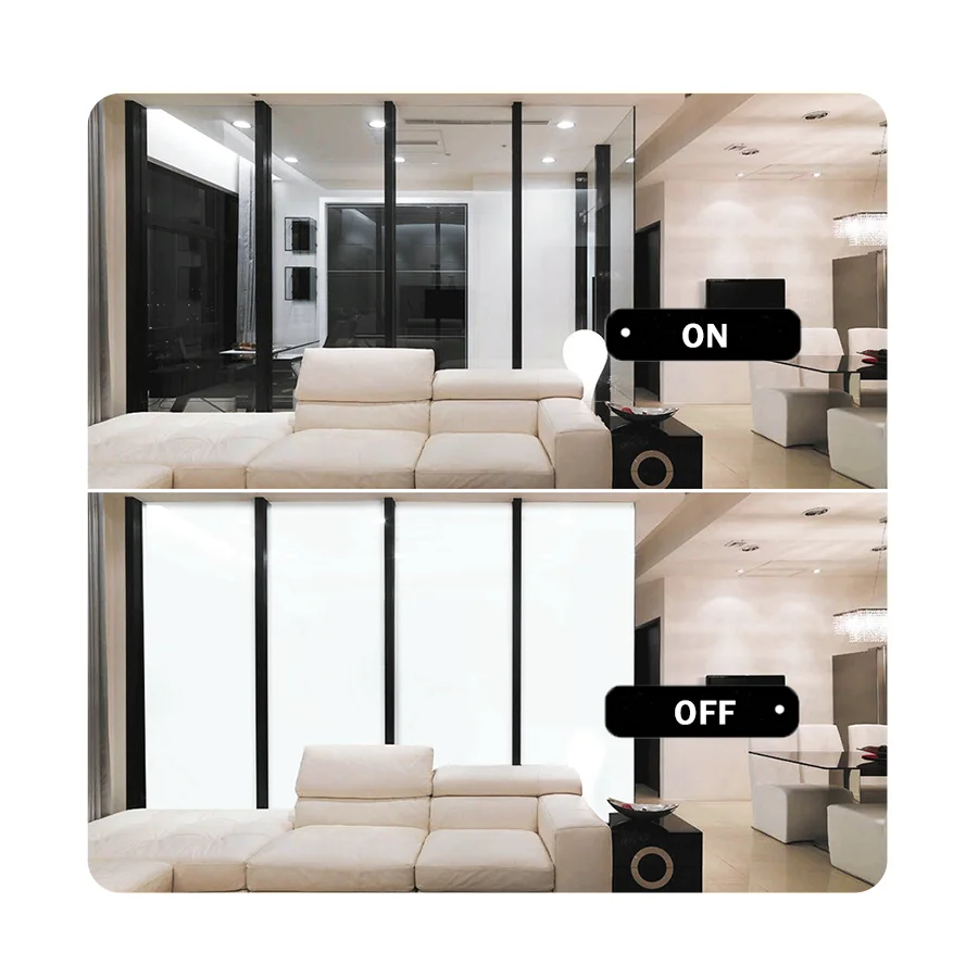 PDLC Glass Films Smart PDLC Glass Film for Home Use Smart Tint