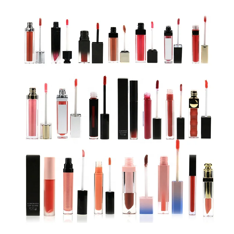 Косметический 20 видов цветов дешевые веганских материалов блеск для губ телесного цвета изготовленным на заказ