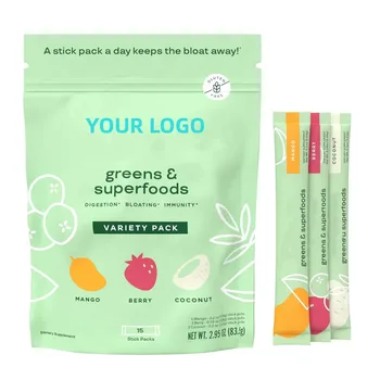 Private label organic super food smoothie green green super food powder super green food super greens powder