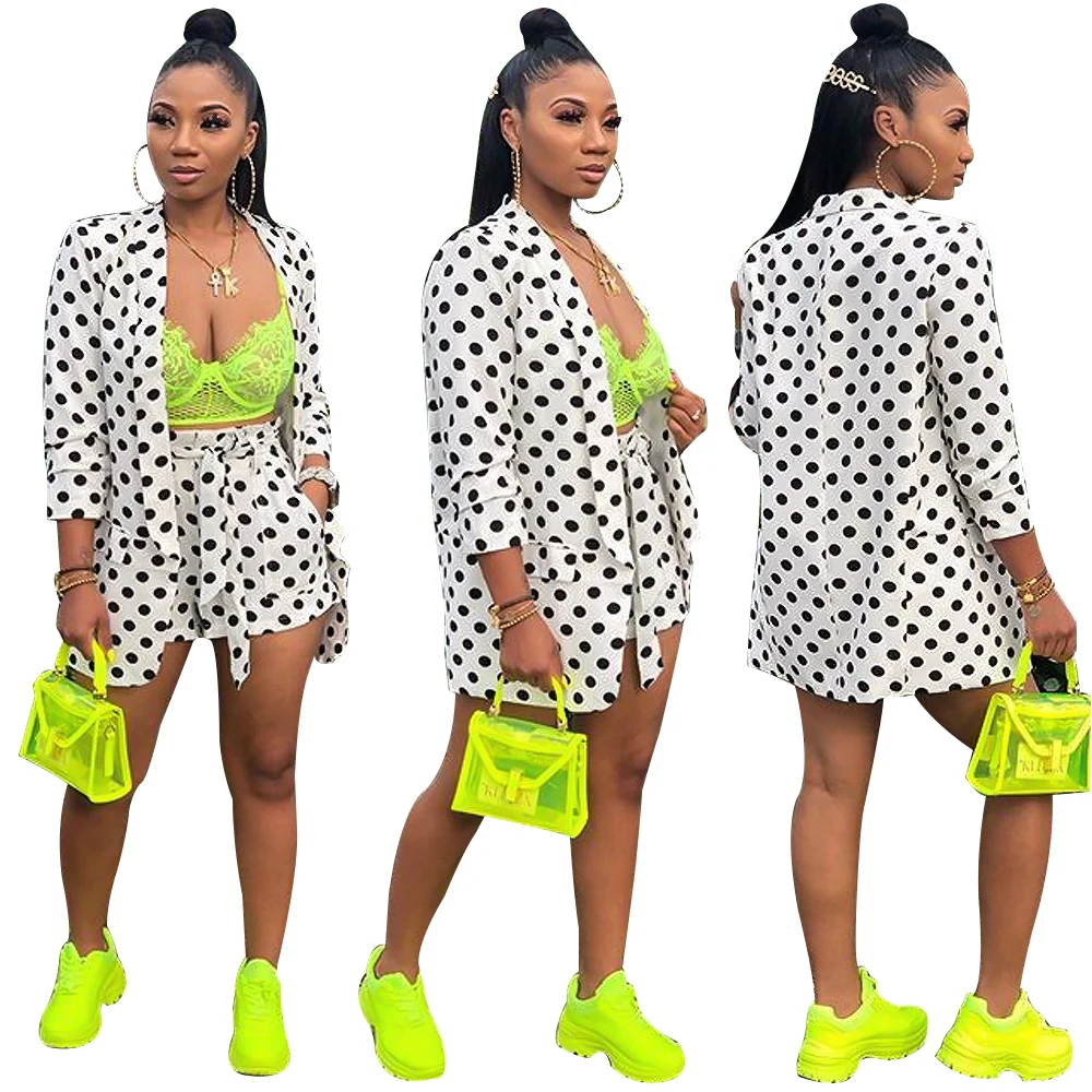 polka dot two piece set