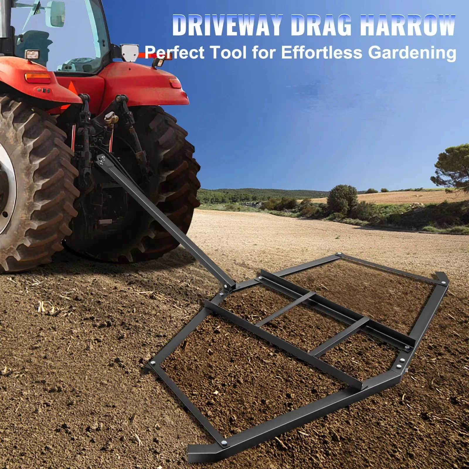 Driveway Drag Grader Harrow Driveway Drag Grader For Atvs Utvs Garden