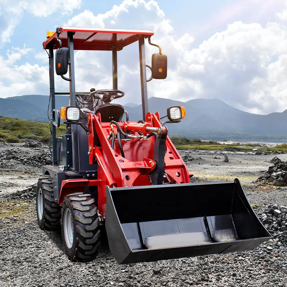Factory Direct Sale Mini Front Loader Tractor Small Wheel Loader