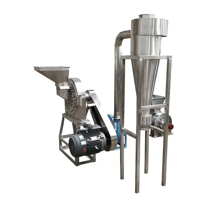 Cyclone Curcumin Crystals Foodstuff Grinder Wet Rice Corn Mill Grinding Sugar Salt Spice Powder Mill Pulverizer Milling Machine