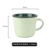Dark green inside, light green outside