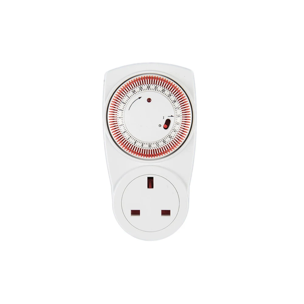 24hours Mechanical countdown Cyclic timer switch socket for UK type ...