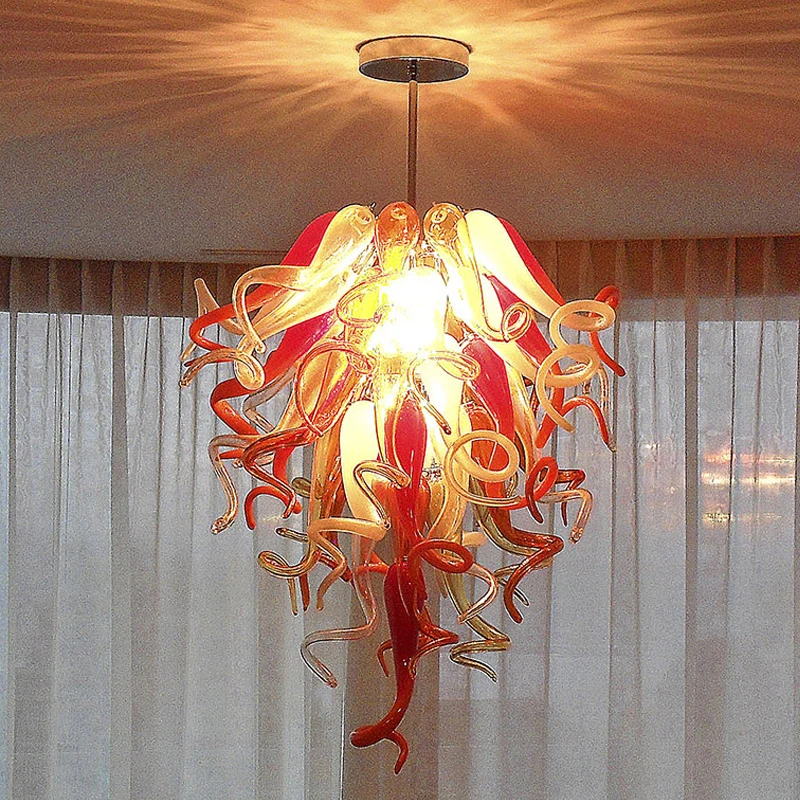 cheap blown glass chandelier