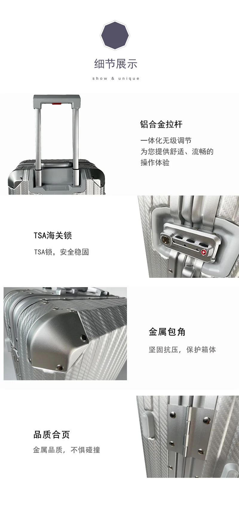 Man Boarding Hardcore Double Zip Luggage - Unisex Sets